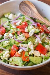 Tomato Cucumber Feta Salad Recipe
